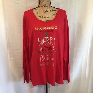 NWT Kim Rogers Christmas shirt